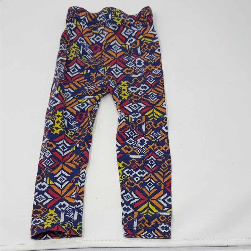 Inspired By Tess Kids Colorful Geometric Kids Leggings No size tag 18” long - Picture 2 of 3